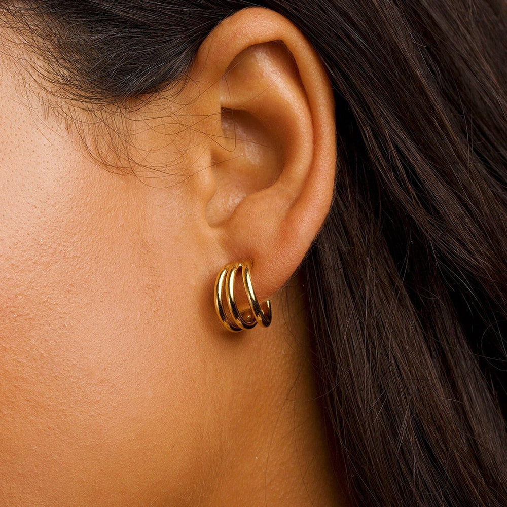 Triple Hoop Earrings