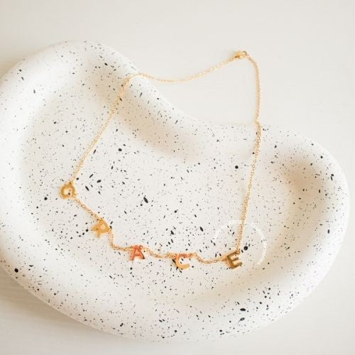Multiple Initial Necklace