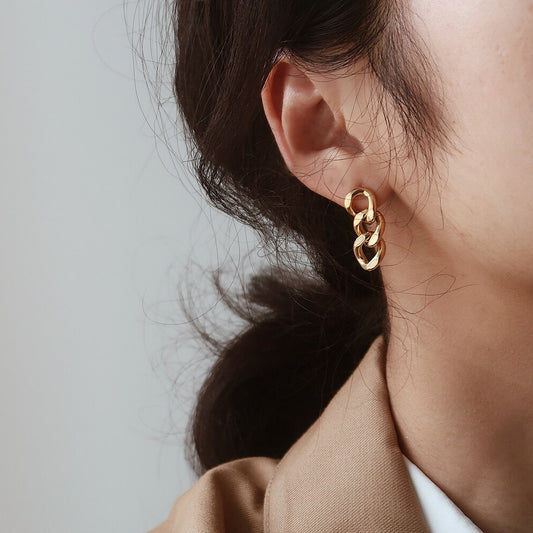 Chain Stud Earrings