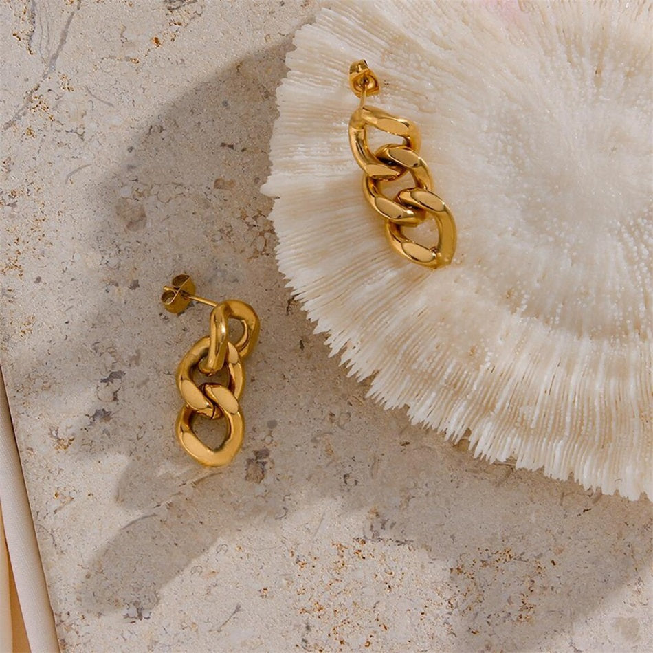Chain Stud Earrings