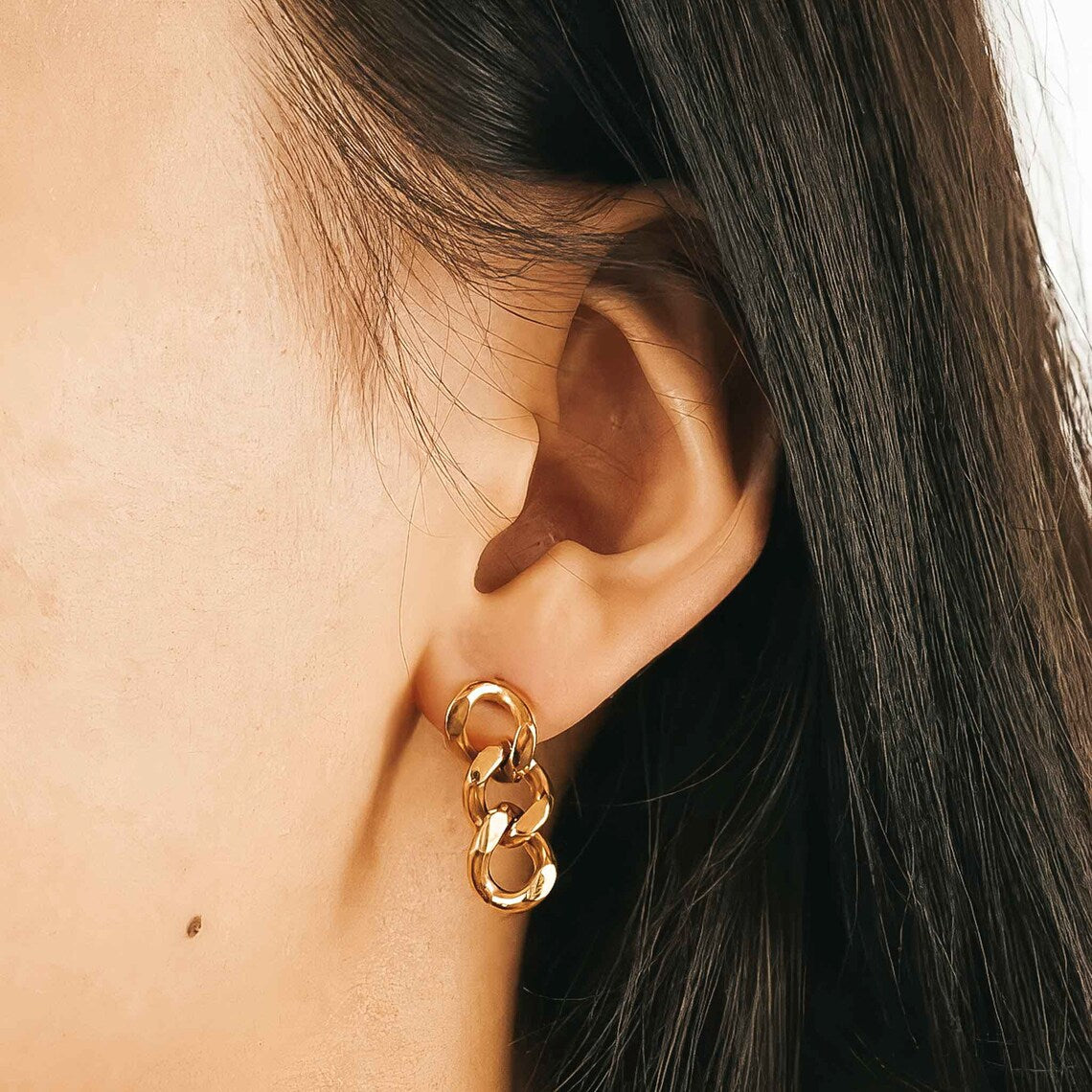 Chain Stud Earrings