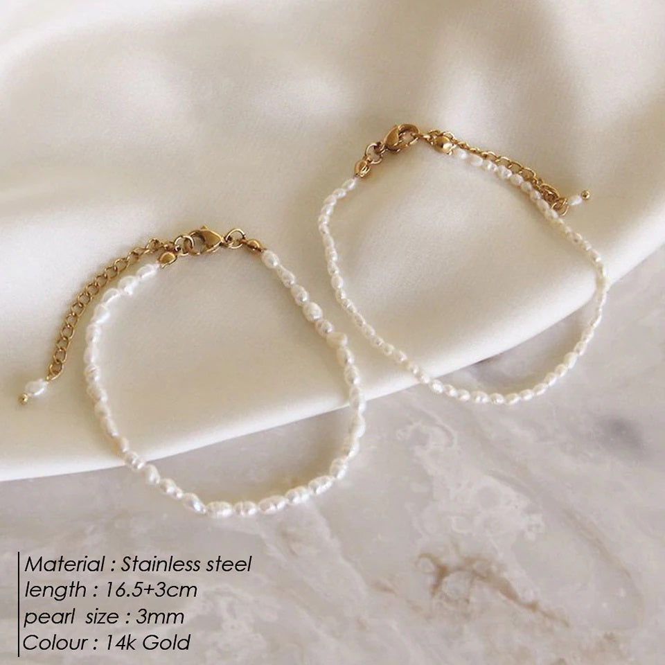 Rice Pearl Bracelet