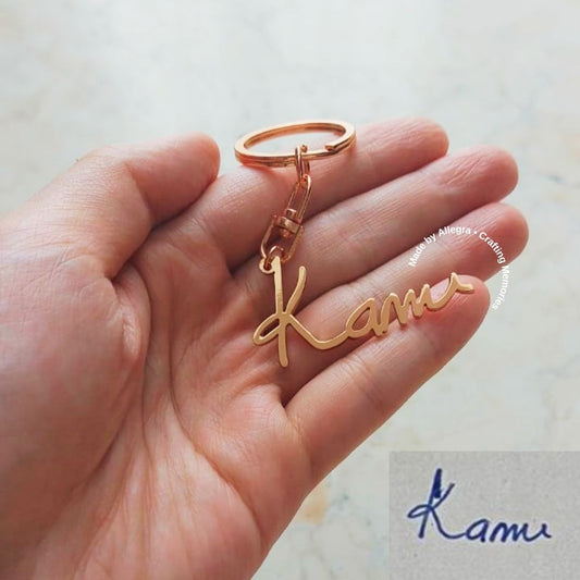 Handwriting Keychain