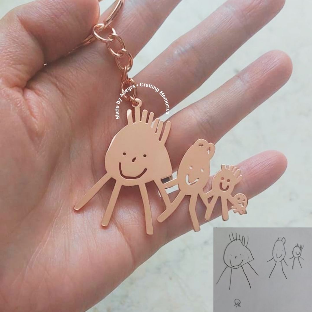 Drawing Keychain (Single Character)