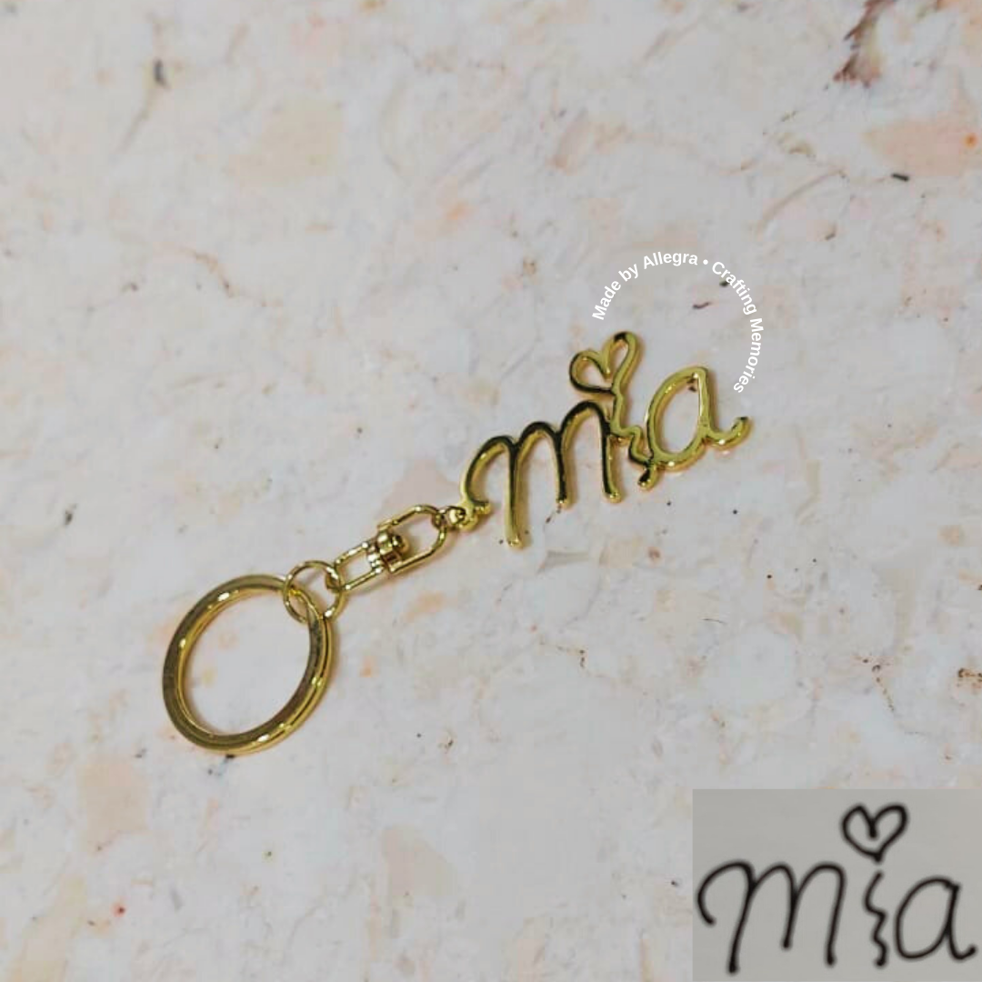 Handwriting Keychain