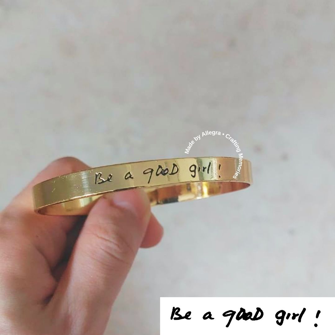 Handwriting Bangle