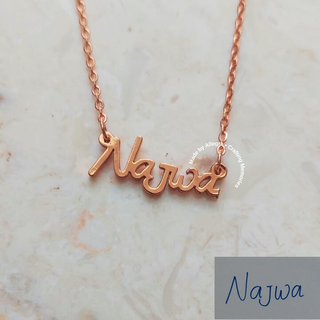 Handwriting Necklace