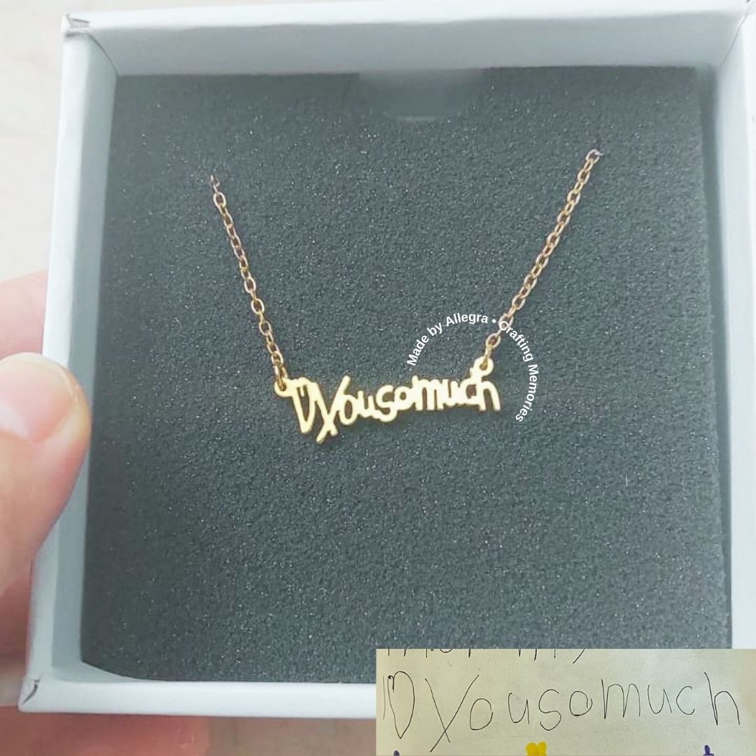 Handwriting Necklace