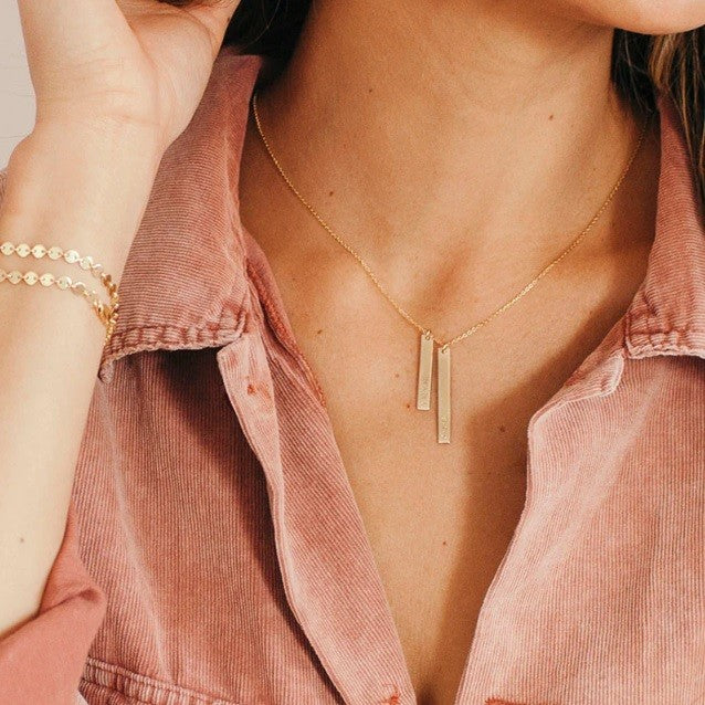 Vertical Bar Necklace