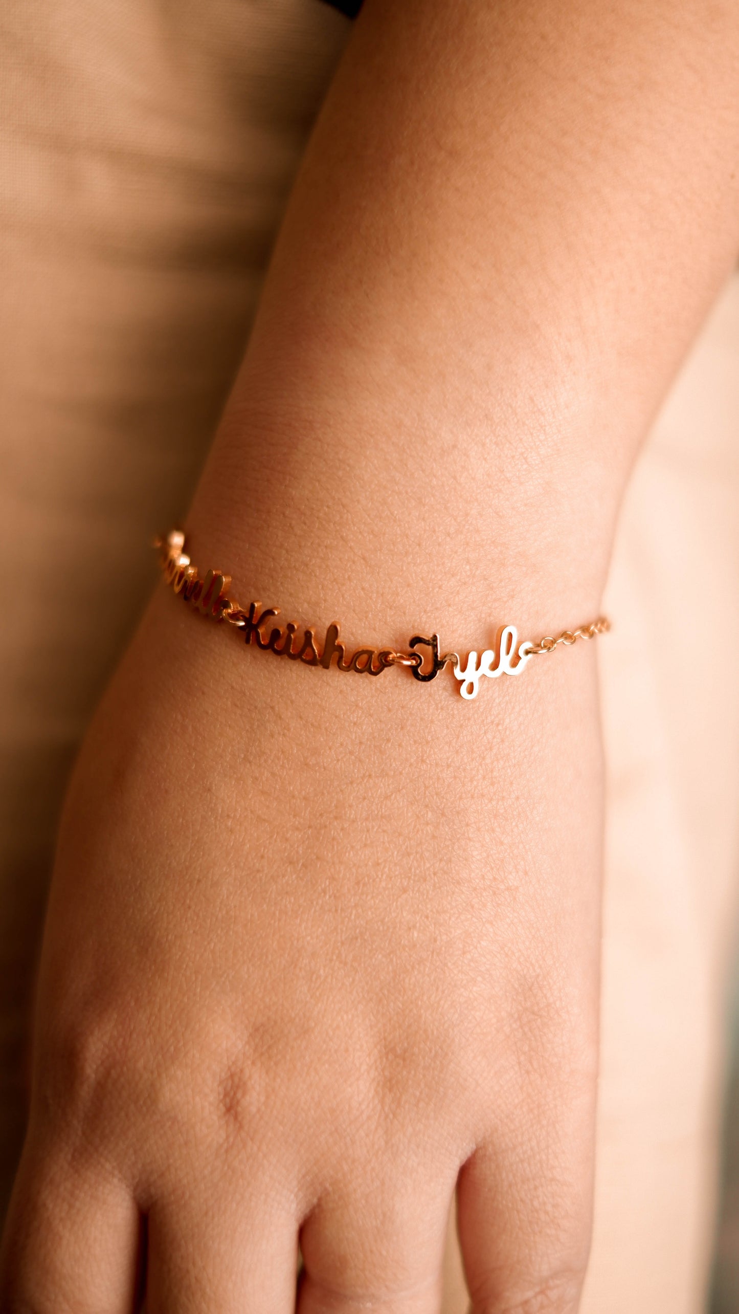 Multiple Name Bracelet