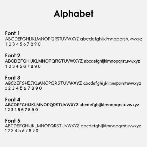 Alphabet Keychain