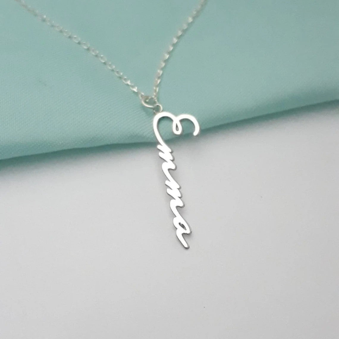 Vertical Name Necklace