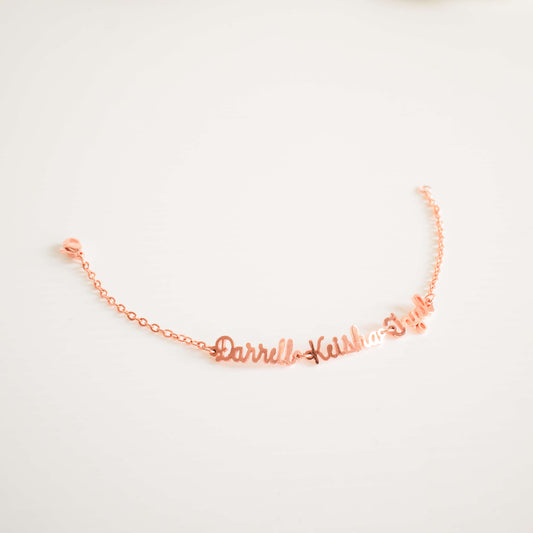 Multiple Name Bracelet