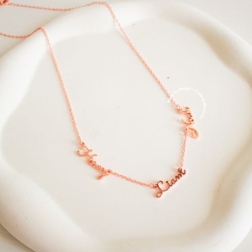 Multiple Names Necklace