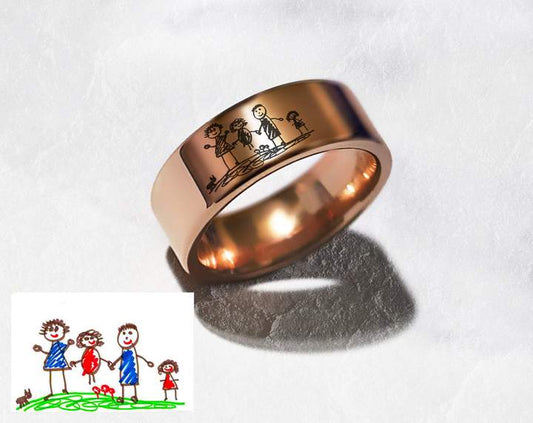 Drawing Ring Band