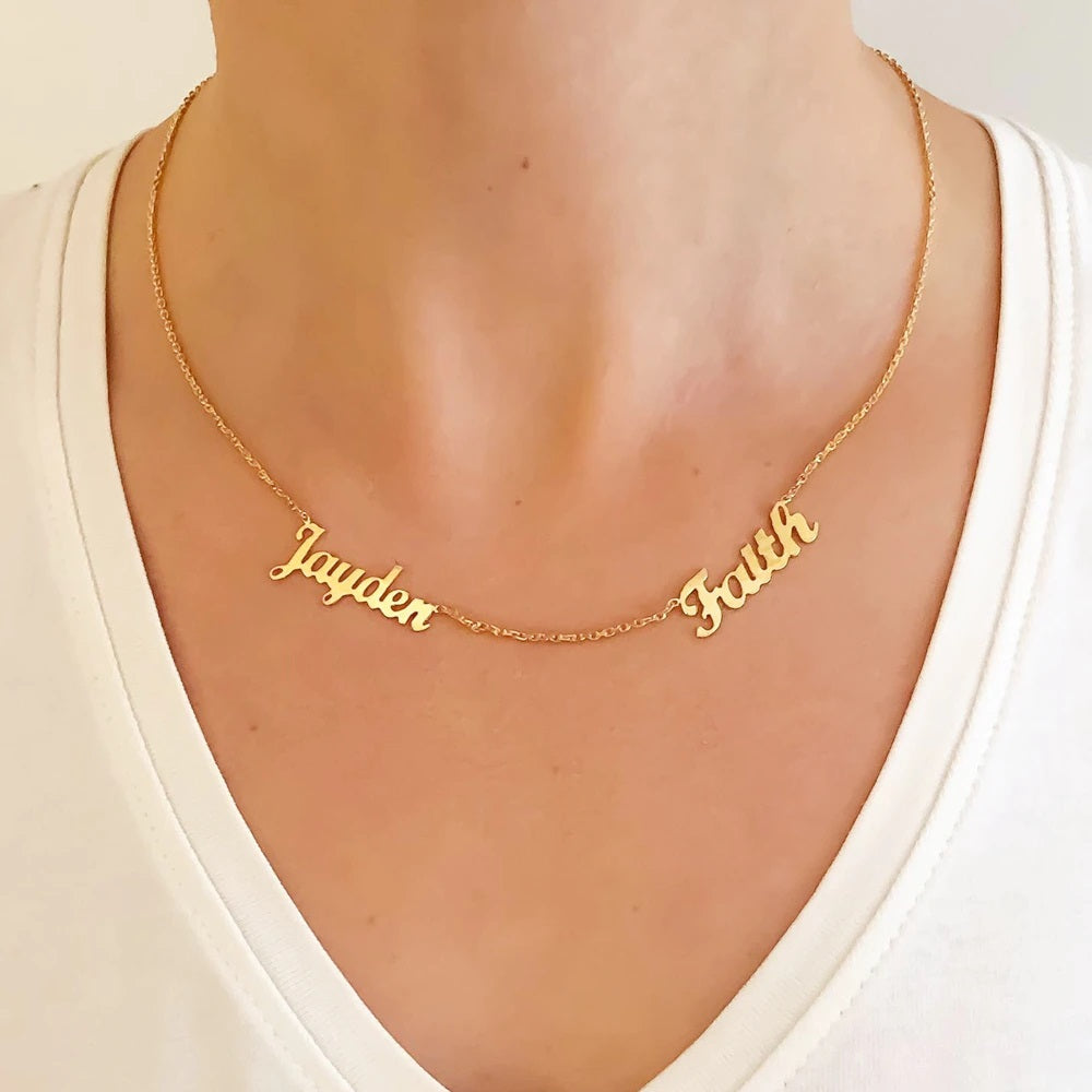 Multiple Names Necklace