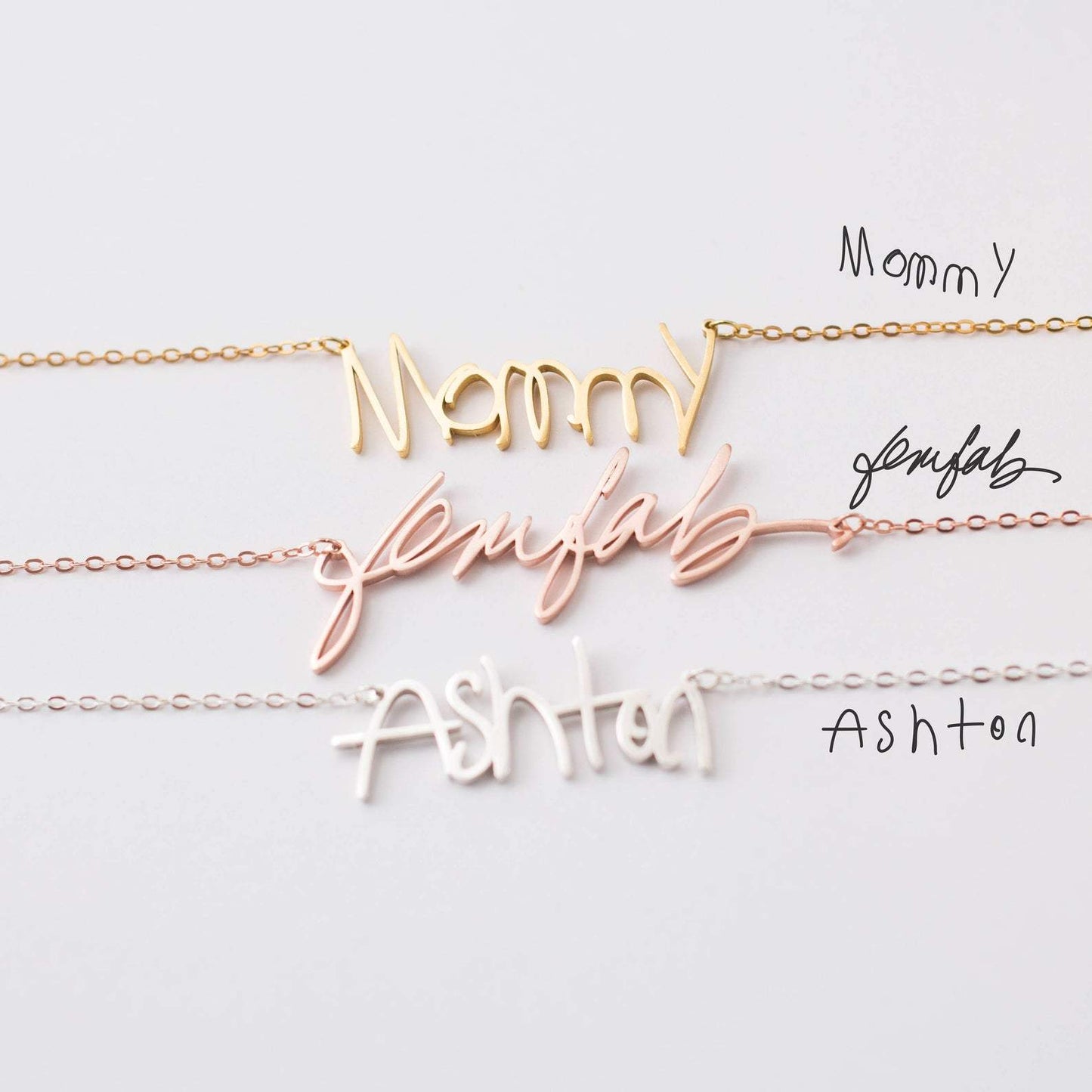 Handwriting Necklace