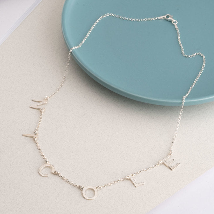 Multiple Initial Necklace