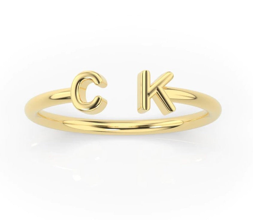 Two Initials Ring