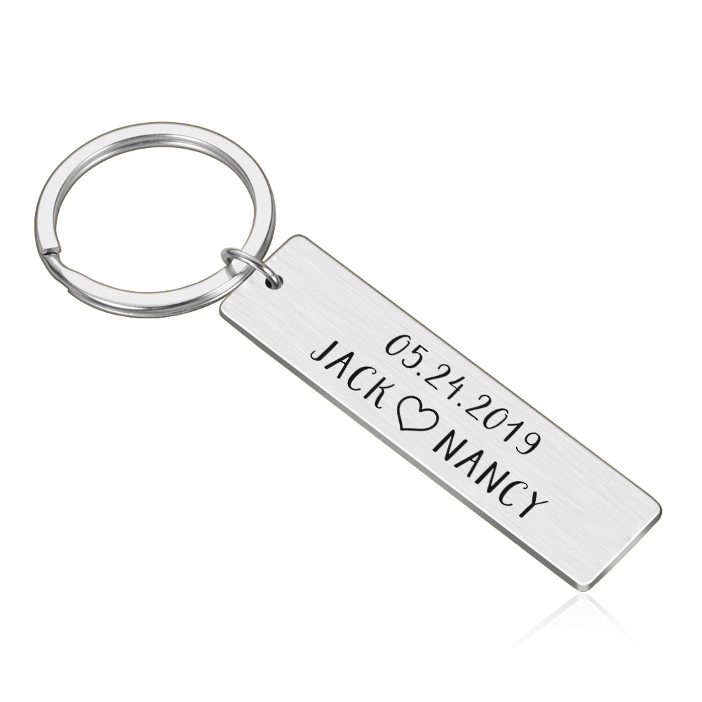 Rectangle Keychain