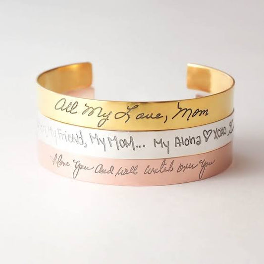 Handwriting Bangle